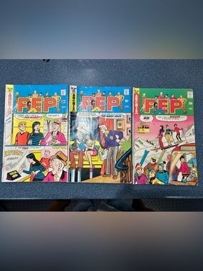 PEP Archie Comics Vintage Three-Issue Lot - Colorful Comic Covers